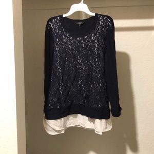 Super cute layered sweater